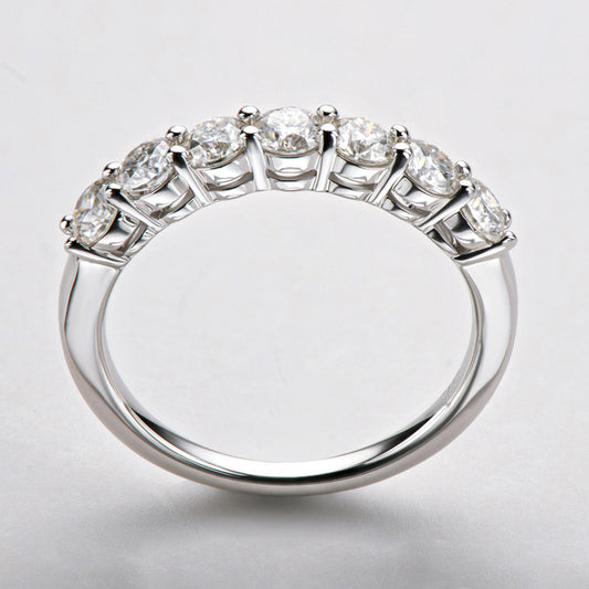 Anillo de Moissanita de 3mm Siete Estrellas - Diseño Minimalista y Elegante - Image 2