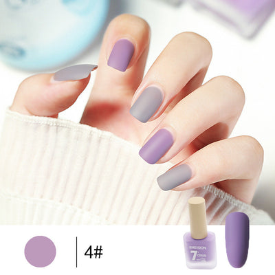 Esmalte de Uñas Mate Nude sin Horno de Secado Rápido - Image 6