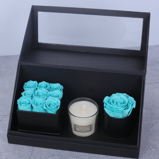 Set de Velas Aromáticas con Flores Preservadas - Caja de Regalo Premium - Image 5
