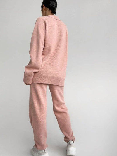 Conjunto de Suéter Holgado Manga Media para Invierno Mujer - Image 18