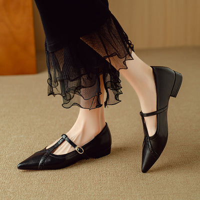 Zapatos Planos Puntiagudos Marrón - Cómodos y Versátiles para Diario - Image 3