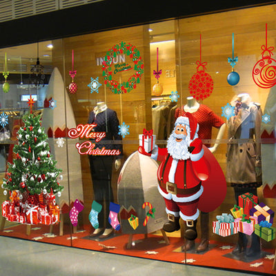 Pegatinas Navideñas Estáticas para Ventana - Copos de Nieve Decorativos - Image 32