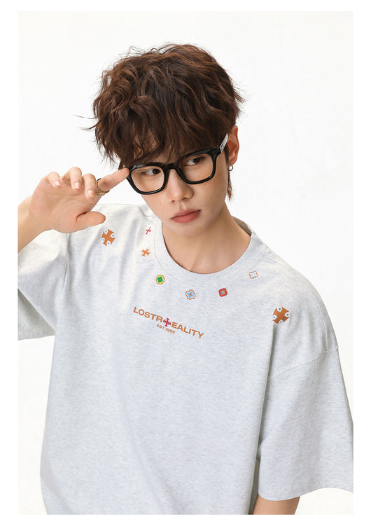 Playera de Algodón Estampada de Manga Corta para Hombre - Image 10