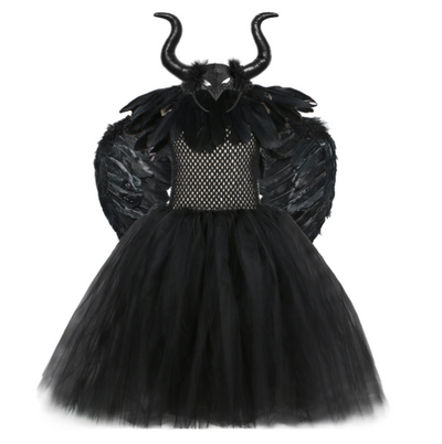 Vestido de Malla Negro para Niñas - Disfraz de Presentación - Image 9