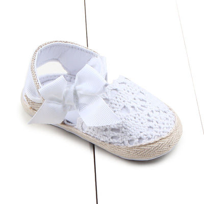 Zapatos de Lino con Moño para Bebés y Niños Pequeños - Image 4