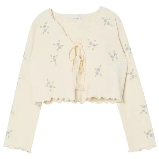 Cardigan Tejido con Protección Solar y Tirantes - Conjunto Dos Piezas para Mujer - Image 3