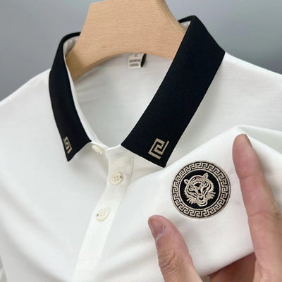 Polo Casual Ejecutivo con Bordado para Hombre - Marca Trendy - Image 3