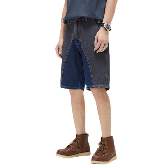 Shorts de Mezclilla con Parches para Hombre - Image 5