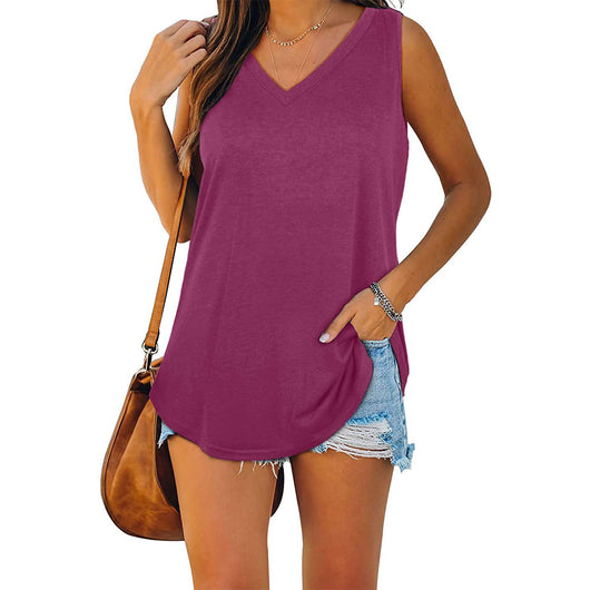 Musculosa Tuxedo Escote V Elegante Ajustada - Image 32