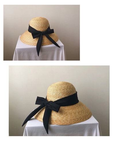 Sombrero Pescador de Paja con Ala Extendida y Protección Solar - Image 6