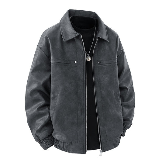 Chaqueta Vintage Americana Clásica de Solapa para Hombre