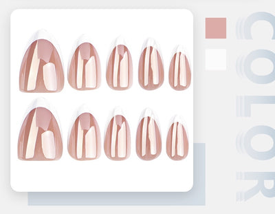 Puntas de Uñas Almendradas Color Sólido 30 Piezas Premium - Image 9