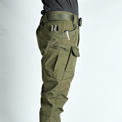 Pantalones Tácticos Invierno Hombre - Forro Polar Impermeables Shark Skin - Image 17