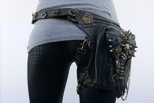 Bolsa Messenger Estilo Steampunk para Motocicleta - Image 11