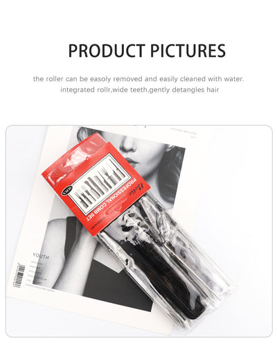 Set de 10 Peines Profesionales para Barbería y Salón de Belleza - Image 10