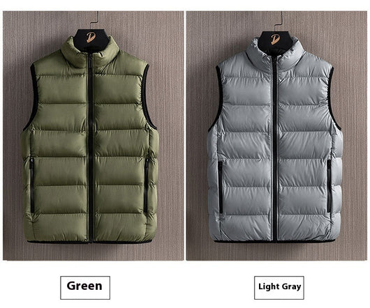 Chaleco de Algodón para Hombre con Cuello Alto - Estilo y Confort - Image 18