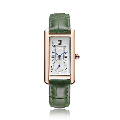 Reloj de Pulsera Cuadrado Impermeable para Mujer con Escala Romana y Correa de Moda - Image 13