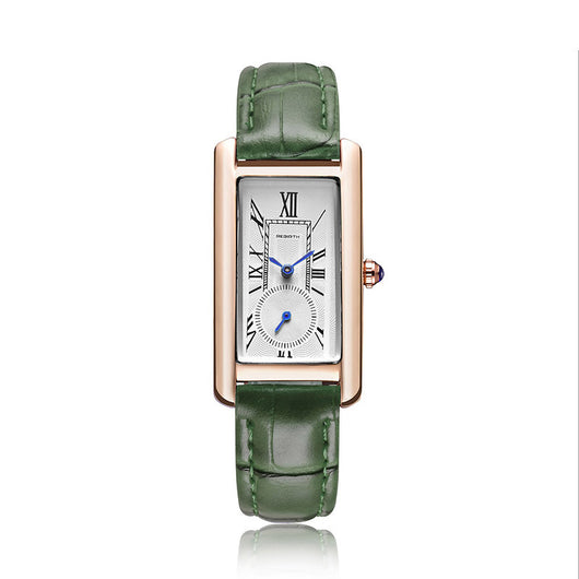 Reloj de Pulsera Cuadrado Impermeable para Mujer con Escala Romana y Correa de Moda - Image 13