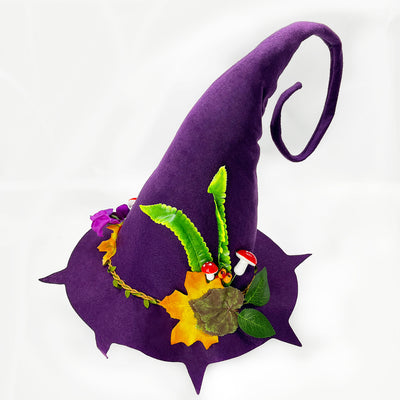 Sombrero de Bruja Halloween Fieltro Puntiagudo para Fiesta - Image 12