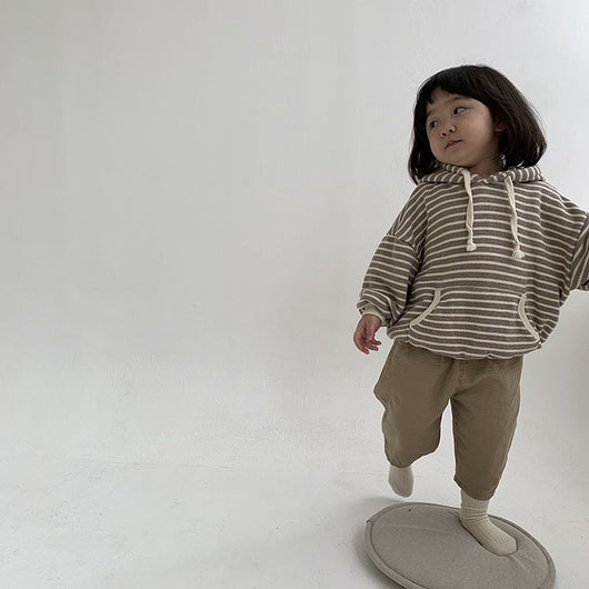 Sudadera Infantil a Rayas Suelta y Cómoda - Image 8