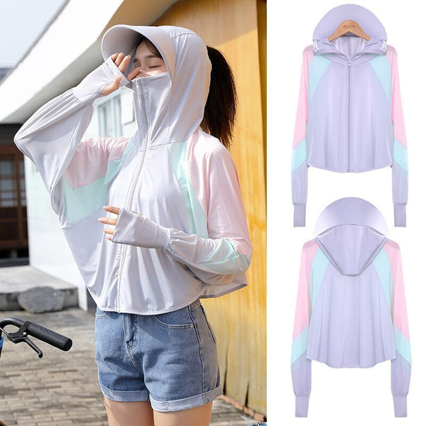 Blusa de Manga Larga Protección Solar para Mujer