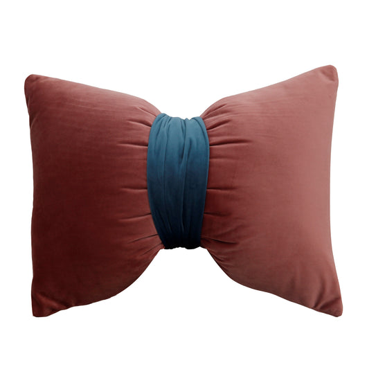 Almohada de Cintura Terciopelo con Moño Elegante - Image 7
