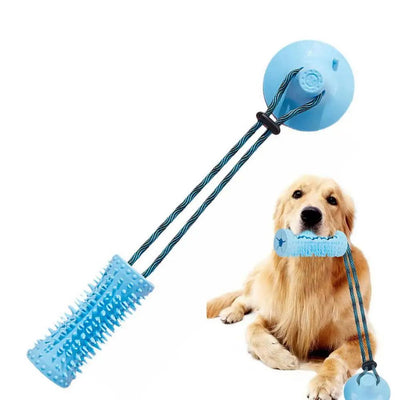 Juguete Interactivo Dispensador de Comida con Ventosa para Perros Masticadores