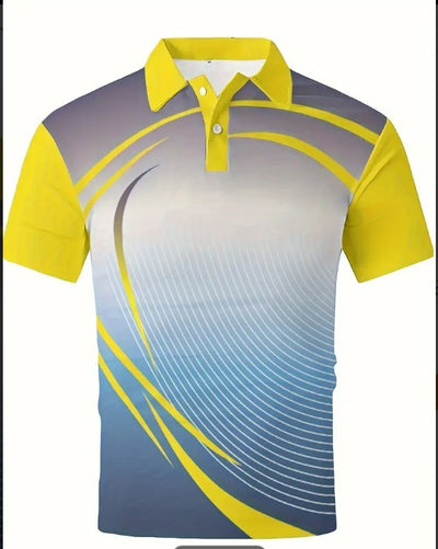 Camisa Casual Estampada con Cuello Solapa para Hombre - Image 14
