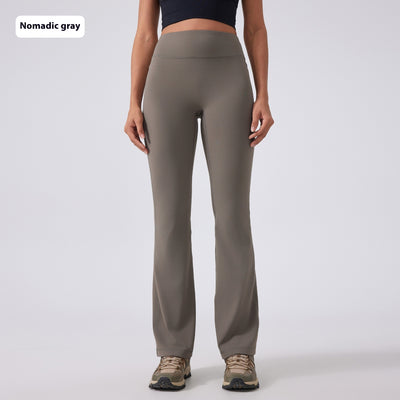 Pantalones Yoga Cintura Alta Levantacaderas Pierna Ancha Sin Marcas Efecto Segunda Piel - Image 7