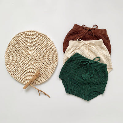 Shorts de Lana con Flecos para Niñas - Diseño Minimalista - Image 4