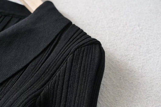 Vestido Ejecutivo para Mujer con Solapa y Cierre Simple - Image 21