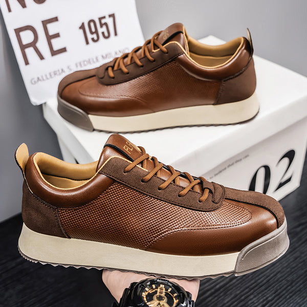 Zapatos de Cuero Negros Casuales para Trabajo