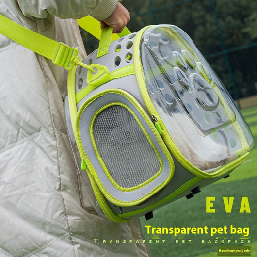 Mochila Transportadora Transparente Tipo Cápsula Espacial para Mascotas - Image 12