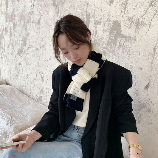 Bufanda de Lana Cálida para Parejas - Estilo Casual Invierno - Image 11