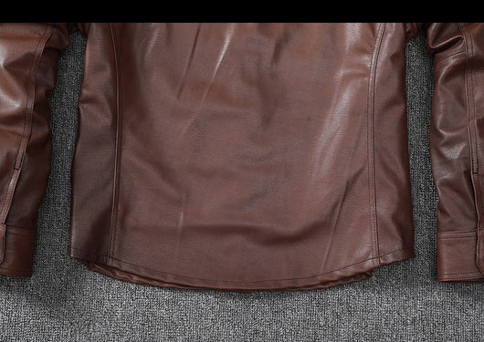 Camisa de Cuero Genuino Oveja para Hombre - Image 33
