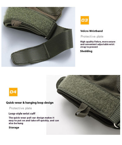 Guantes Tácticos CS de Fibra de Carbono Resistentes al Corte para Combate Profesional - Image 11