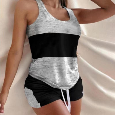 Conjunto Deportivo Dos Piezas con Estampado Multicolor para Mujer - Image 4