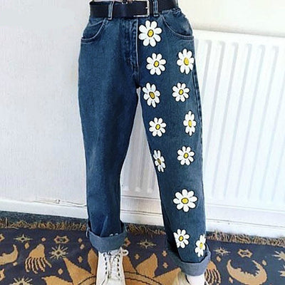 Pantalones Denim Slim Estampados - Image 8