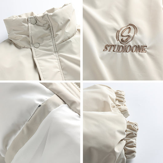 Chaqueta de Plumón de Pato Blanco para Hombre - Corte Holgado - Image 4