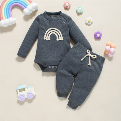 Conjunto de Buzo y Pantalón de Algodón con Estampado Infantil para Hombre - Image 12