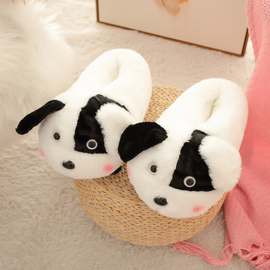 Pantuflas Cálidas para Casa con Diseño de Perrito