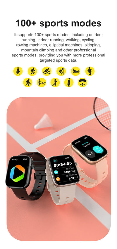 Reloj Inteligente P89 Pantalla Táctil Completa con Cargador Inalámbrico y Llamadas Bluetooth - Image 21