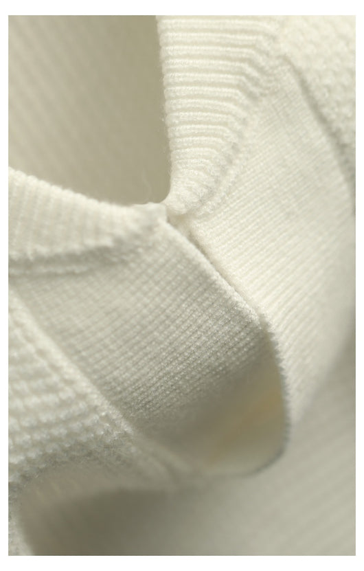Suéter Henley Casual de Cuello V y Manga Larga para Hombre - Image 32