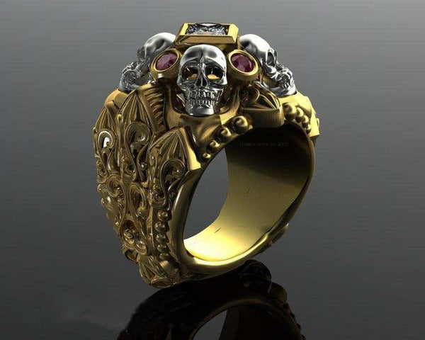 Anillo de Calavera para Hombre - Diseño Creativo y Audaz