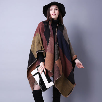 Chal Versátil de Lattice para Otoño e Invierno - Perfecto para Viajes - Image 43