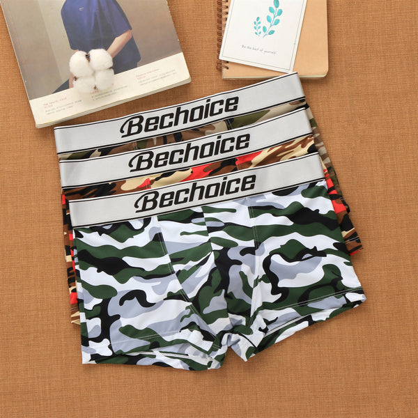 Calzoncillos Camuflados de Seda de Hielo Nylon, Cómodos y Transpirables
