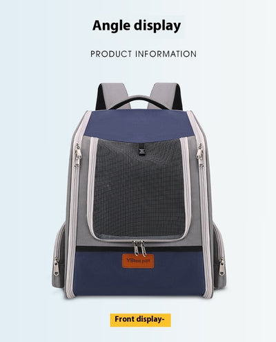Mochila Transportadora Expandible para Mascotas - Gran Capacidad - Image 9