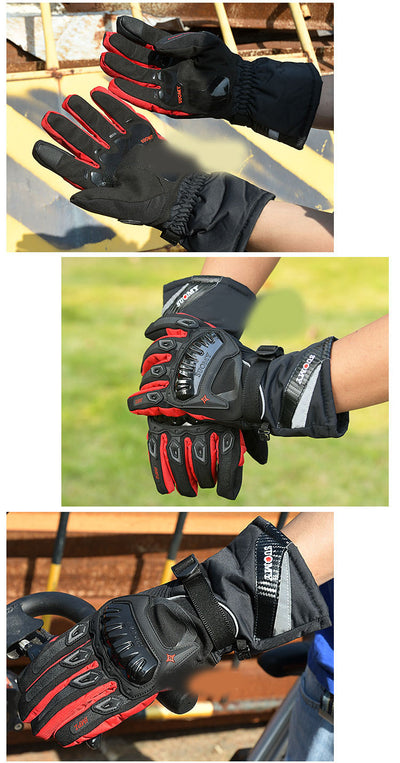 Guantes de Moto Invernales Impermeables Antiviento - Image 12