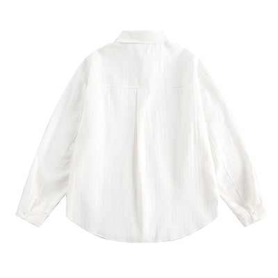 Blusa Holgada con Flores Tridimensionales Creativas - Image 13