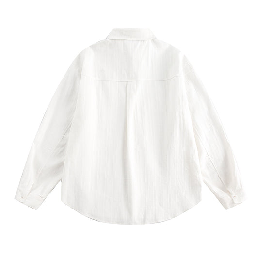 Blusa Holgada con Flores Tridimensionales Creativas - Image 13